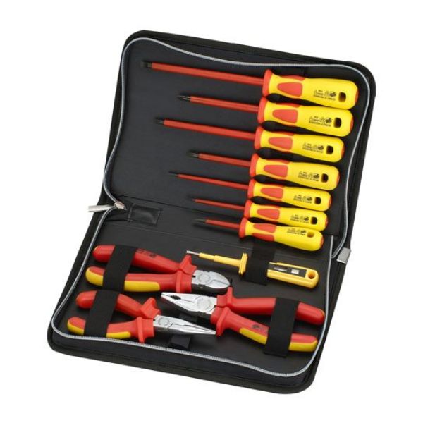 Picture of 11 Piece Screwdriver & Plier Set 1000V Insulated