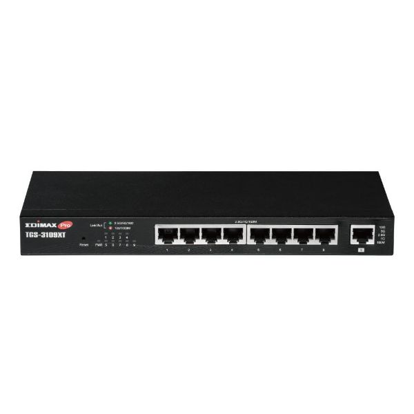 Picture of 8 Port 2.5GbE Web Smart Switch w/ 1x 10GbE Multi Gigabit 5-Speed RJ45 Port