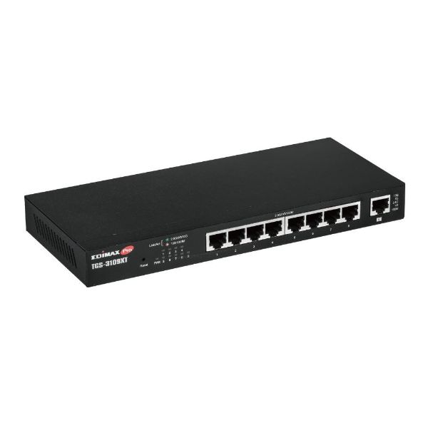 Picture of 8 Port 2.5GbE Web Smart Switch w/ 1x 10GbE Multi Gigabit 5-Speed RJ45 Port