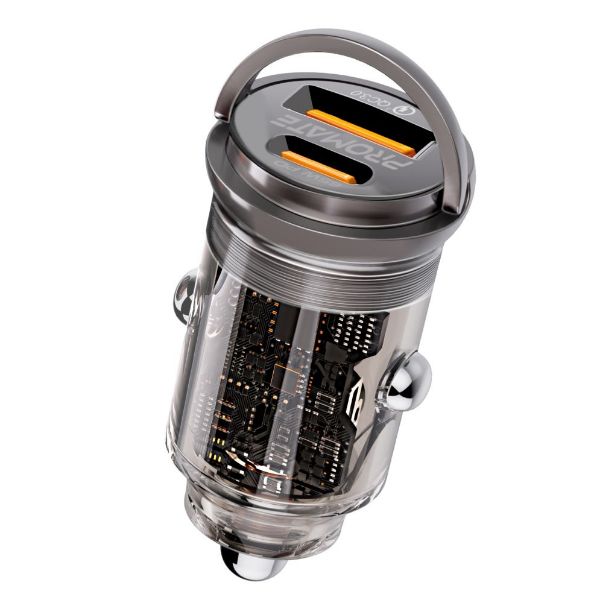 Picture of 65W Quick Charging In-Car Adapter for Tablets & phones 65W PD USB-C