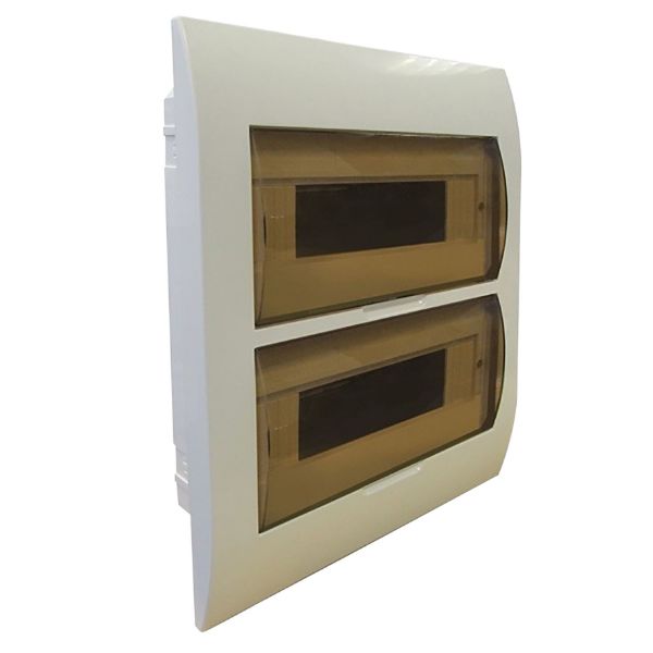 Picture of Distribution Board Flush 24 Pole Inclues Lid Links Dims: 310x215x60mm