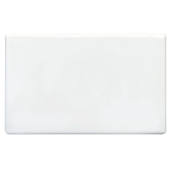Picture of Slim Blank Plate. Moulded in flame Resistant Polycarbonate. Fade Resistant