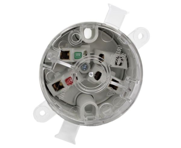 Picture of Single Plug Base Socket 4 Terminals Heat Treated Plastic White