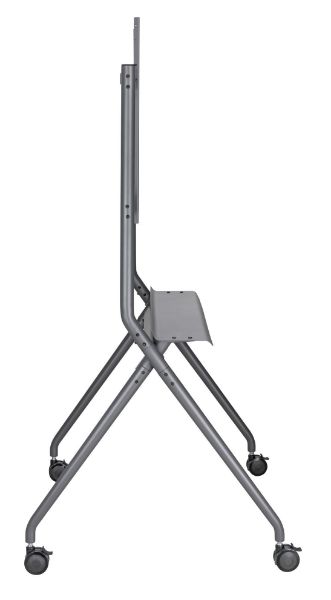Picture of 50-86'' Heavy-Duty Studio TV Cart/Trolley Up to 120Kgs Inc Large 75mm Caster Wheels