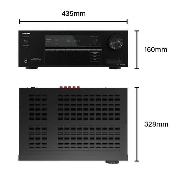 Picture of 5.2 Channel AV Receiver Amp 150 Watts per Channel. 2x Subwoofer Preout 5x HDMI