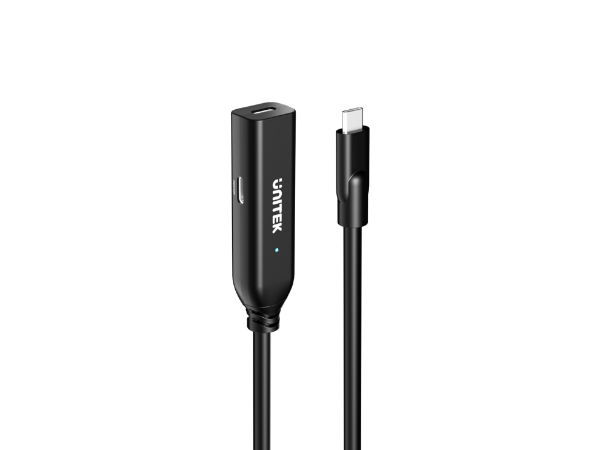 Picture of 5m 10Gbps USB-C Extension Cable Built-in Signal Boosters 10Gbps Data Transfer