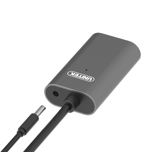 Picture of 5m USB 3.1 USB-C Active Extension Cable. USB-C Male to USB-A Female.