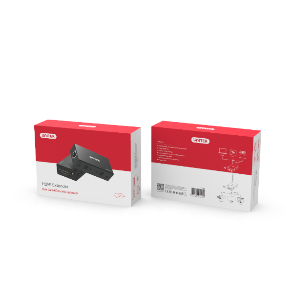 Picture of HDMI & IR Extender Kit Over Cat6 up to 60M. Supports up to 4K@30Hz.
