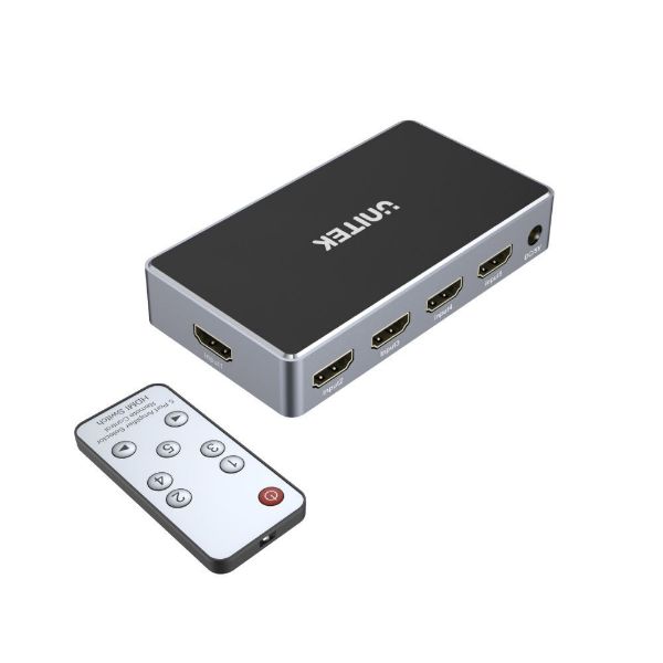 Picture of 5-In-1-Out 4K HDMI 1.4b Switch. Supports up to 4K@30Hz (UHD) Resolution (3840 x 2160)