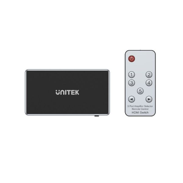 Picture of 5-In-1-Out 4K HDMI 1.4b Switch. Supports up to 4K@30Hz (UHD) Resolution (3840 x 2160)
