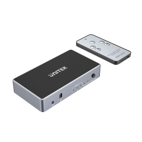 Picture of 3-In-1-Out 4K HDMI 1.4b Switch. Supports up to 4K@30Hz (UHD) Resolution (3840 x 2160)