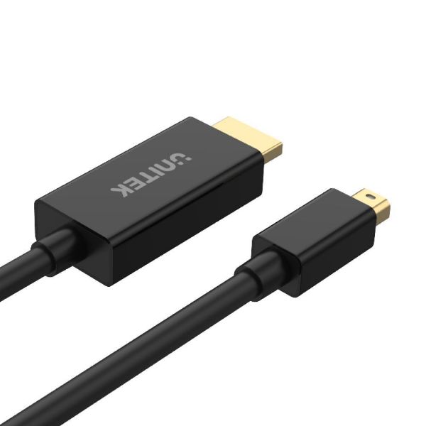 Picture of 2M Mini DisplayPort to HDMI 1.4 Cable Supports 4K@30Hz HDR HDCP2.0 3D 7.1 Surround Sound