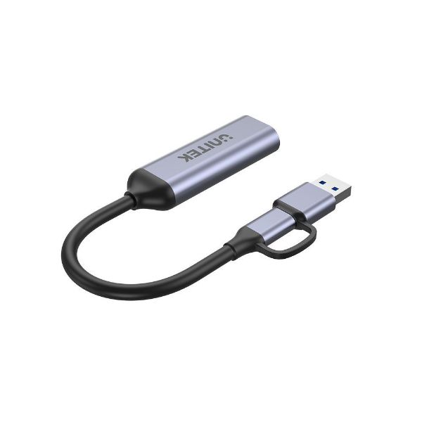 Picture of HDMI to USB-C/A Video Capture Card. 60FPS Streaming Teaching Video Conferencing