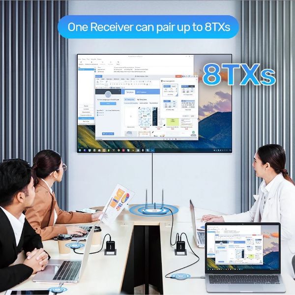 Picture of Wireless HDMI Transmitter & Receiver Kit. Res up to 1920x1080@60Hz