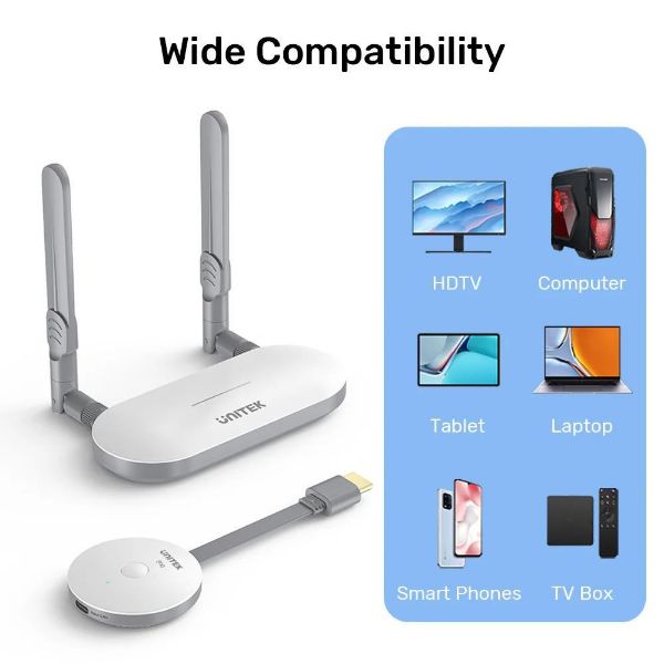 Picture of Wireless HDMI Transmitter & Receiver Kit. Res up to 1920x1080@60Hz