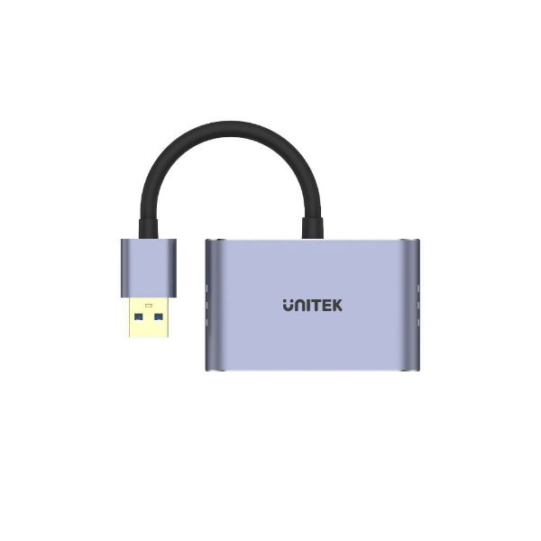 Picture of USB-A to HDMI 2.0 & VGA Adapter Dual Monitor Support. Screen Res up to 1920x1080P