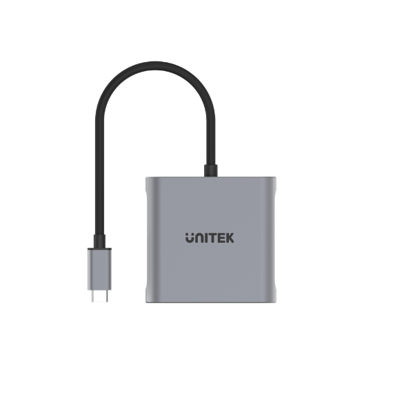 Picture of USB-C to Dual HDMI Adapter. Supports Up to 4K@60Hz. Supports Multi-Screen (MST)
