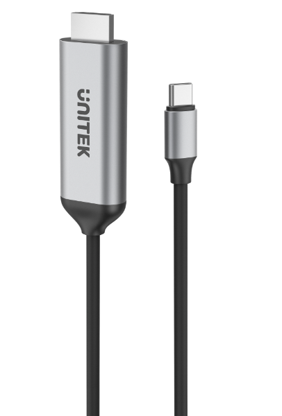 Picture of 1.8m 4K USB-C to HDMI cable. Premium Audio Video UltraHD. Gold Plated Connectors.