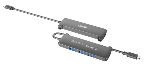 Picture of USB 3.1 4-in-1 Multi-Port Hub with USB-C Connector. Incl 3x USB-A Ports & 1x HDMI