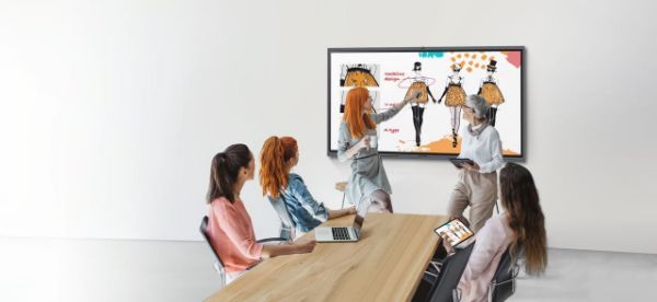 Picture of 75'' V7 Series XBoard MTR 4K Interactive Touch Screen 50MP x 3 Trident Camera System 16