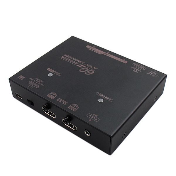 Picture of 4K HDMI Audio Embedder / Audio Extractor (2 in 1). Allows Users to Mix & Extract