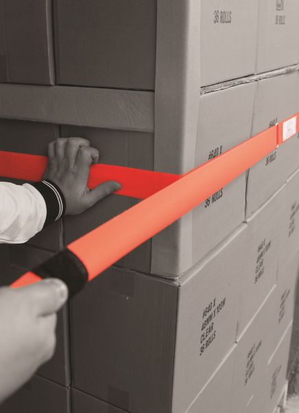 Picture of LOGISTRAP 100mm x 5m Self- Engaging Re-usable Strap. to Secure Goods in a Warehouse