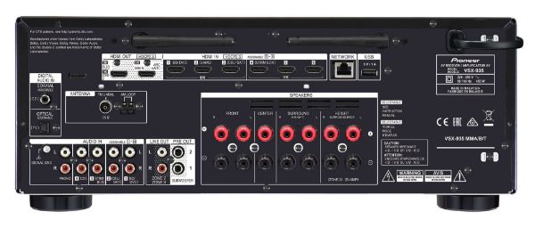 Picture of PIONEER 7.2 Channel AV Receiver Amplifier 160 Watts per Channel. 1x Phono (MM) In