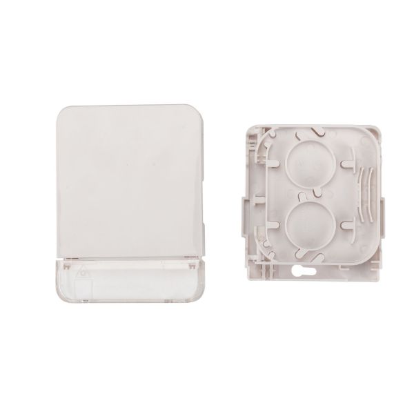 Picture of FTTH Compact Wall Outlet 1 Port SC Simplex / LC Duplex Up to 2 Fibres Unloaded