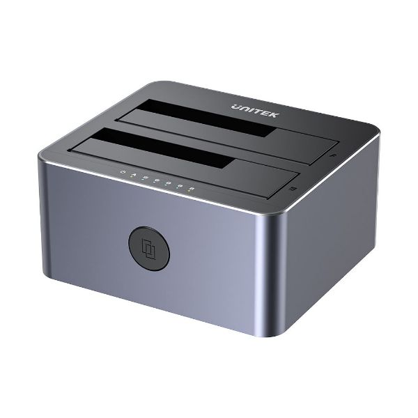 Picture of USB3.0 to Dual SATA HDD Aluminium Docking Station w/ Offline Clone Function