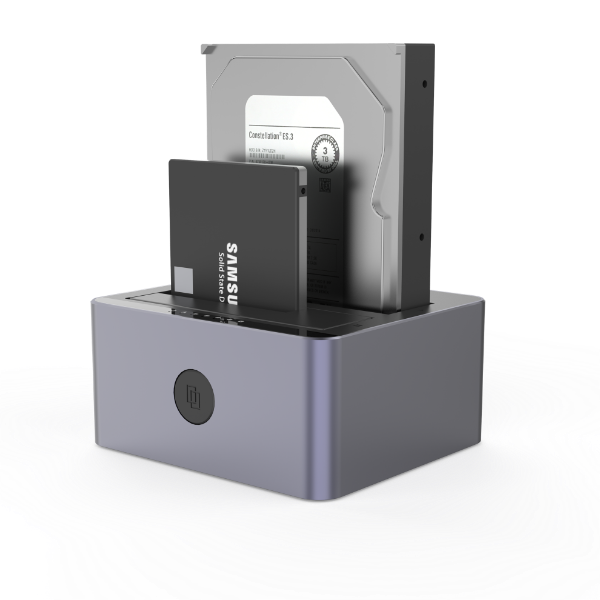 Picture of USB 3.1 GenII USB-C to SATA 6G Docking Station w/ offline function w/ 12V 2A