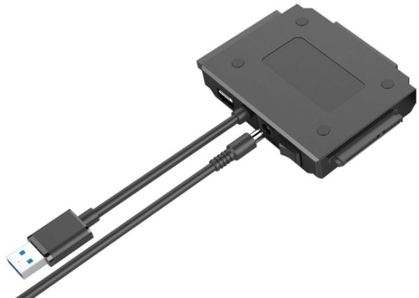 Picture of USB 3.0 to IDE + SATA II Converter. Supports Capacity 2.5''/3.5'' HDD & SSD. Plug/pl