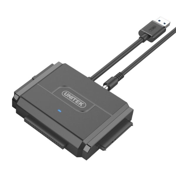 Picture of USB 3.0 to IDE + SATA II Converter. Supports Capacity 2.5''/3.5'' HDD & SSD. Plug/pl