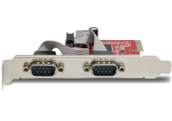 Picture of 2 Port Serial PCI-E Card Includes Low Profile Brackets