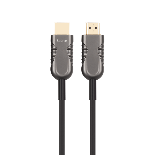 Picture of 40m UltraPro HDMI 2.0 Fibre Active Optic Cable. OD 4 Zinc Alloy Connector. Supports