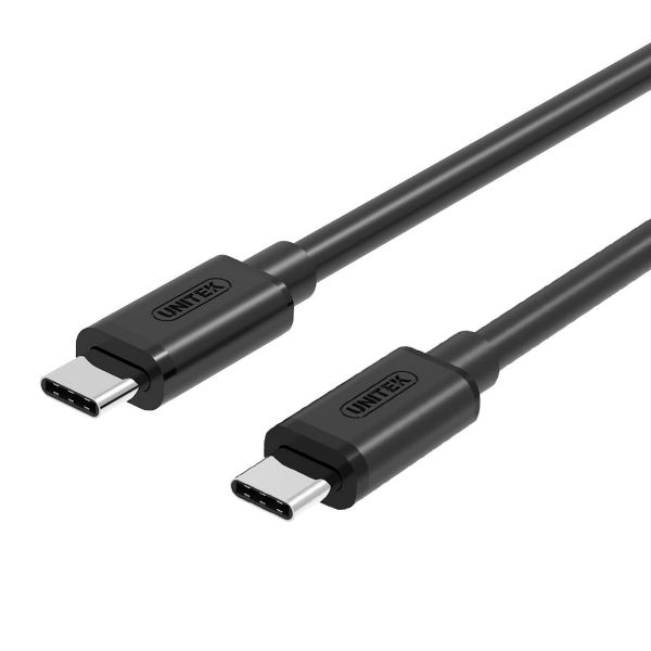 Picture of 1m USB 3.1 USB-C Male to USB-C Male Cable. Supports up to 60W PD