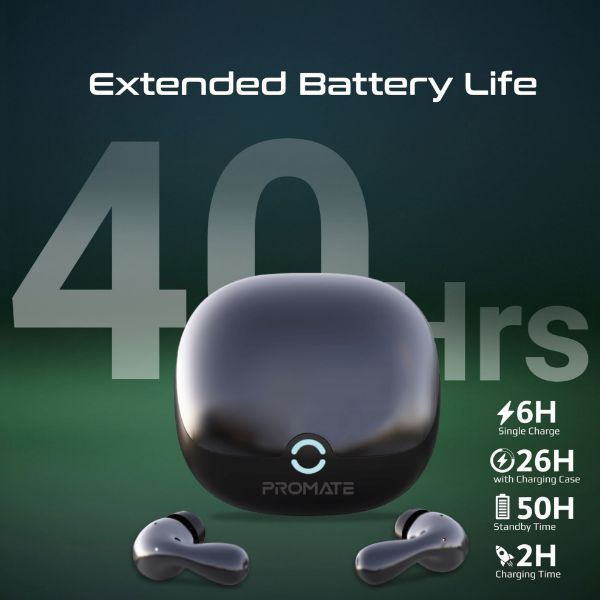 Picture of In-Ear HD Bluetooth Earbud Hybrid ANC TWS w/ Intellitouch Includes 500mAh Recharging