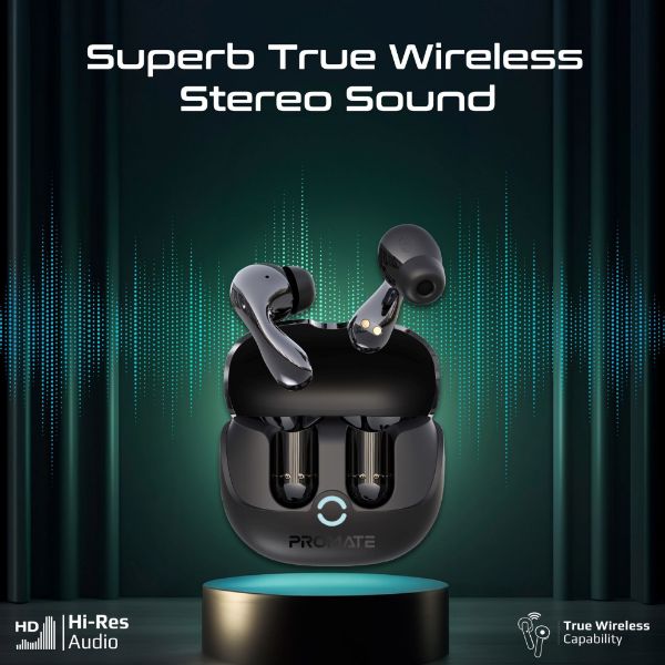 Picture of In-Ear HD Bluetooth Earbud Hybrid ANC TWS w/ Intellitouch Includes 500mAh Recharging