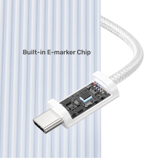 Picture of 1M USB-C to USB-C Magnetic Cable. Supports 100W PD Fast Charging. Tangle-free