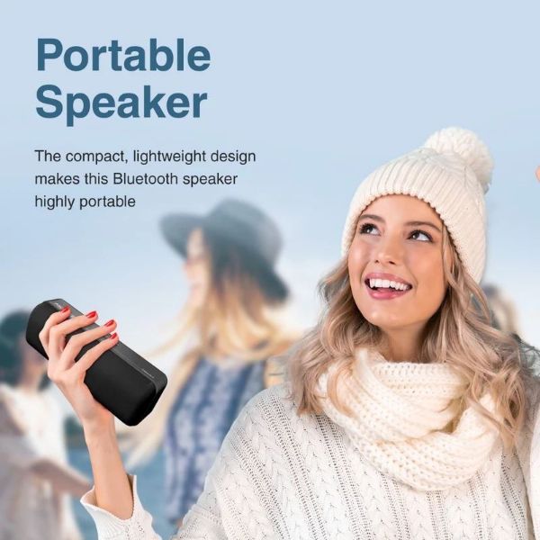 Picture of 6W Wireless HD Bluetooth Portable Speaker Built-in 1200 Lithium Battery. Up to 4 Hours