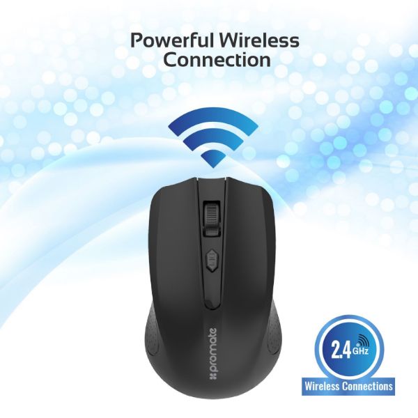 Picture of Ergonomic Wireless Mouse 2.4GHz wireless technology Works w/ a range of up to 10m
