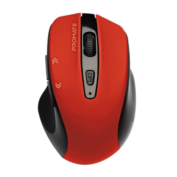 Picture of EZGrip Ergonomic Wireless Mouse w/ Quick Forward/Back Buttons. 800/1200/1600Dpi 10m