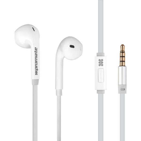 Picture of PROMATE Lightweight High- Performance Stereo Earbuds with In-Line Mic and Universal