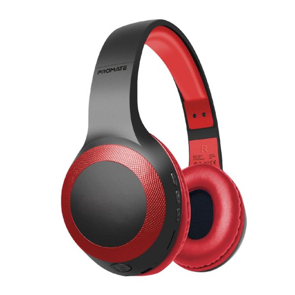 Picture of Deep Base Bluetooth V5.0 Wireless Over-ear Headphones. Up to 5 Hours Playback