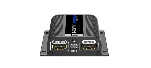 Picture of HDMI & IR Extender Kit over Cat6 w/ EDID switch. Loop out connection Port on Transmitter