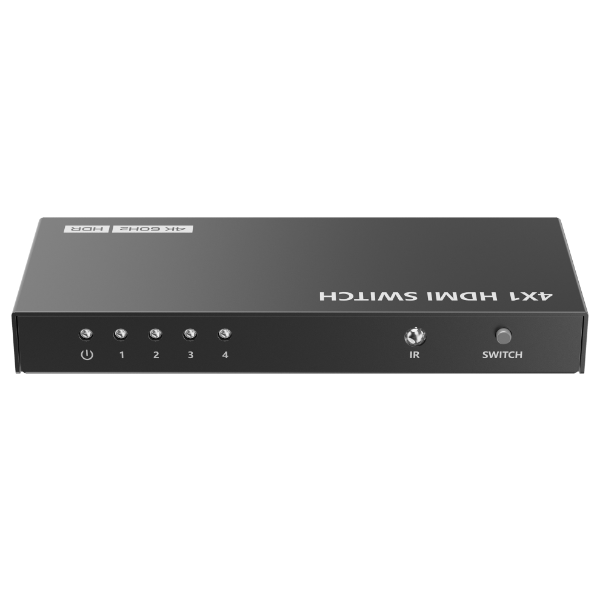 Picture of 4K 4-In-1-out HDMI HDR Switch. Support 12 bit full HD video 3D video 4K x 2K@30/60