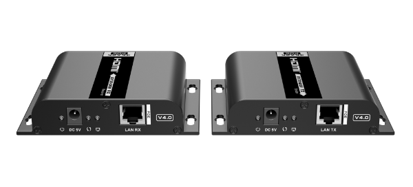 Picture of 4K2K HDMI POE Extender Over IP CAT5e/6 Network Cable. Transmitter & Receiver.