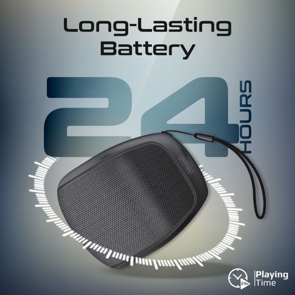 Picture of 5W Wireless HD Bluetooth Portable Speaker w/ Built-in Lanyard. Battery Capacity 1200