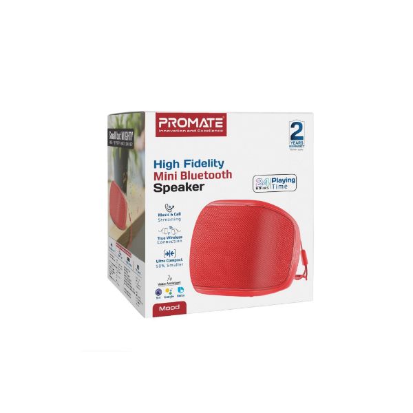 Picture of 5W Wireless HD Bluetooth Portable Speaker w/ Built-in Lanyard. Battery Capacity 1200