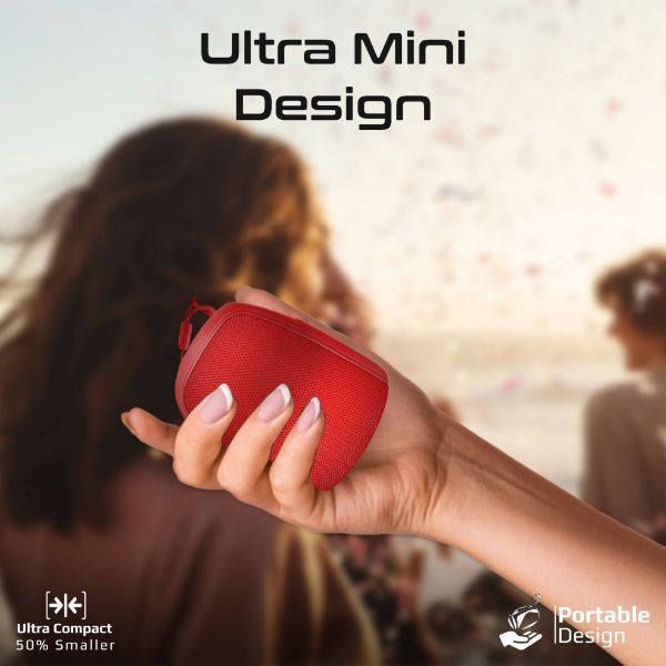 Picture of 5W Wireless HD Bluetooth Portable Speaker w/ Built-in Lanyard. Battery Capacity 1200