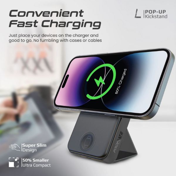 Picture of 10000mAh Dual Charging Magsafe Wireless PowerBank for iPhone Watch Airpods